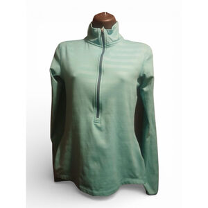 Nike Pro Dri-FIT Women's Teal Quarter-Zip Pullover - Size S - JC370